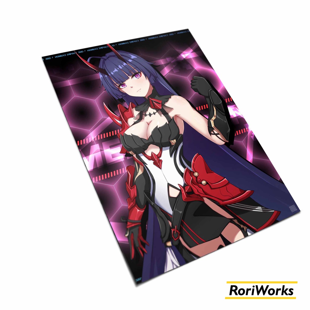 Poster Anime - Mei (Herrscher of Thunder) Honkai Impact 3