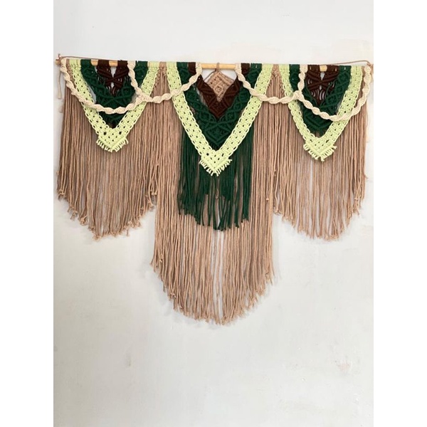 READY STOK) macrame Hiasan dinding maya / macrame wall hanging/ Dekorasi rumah