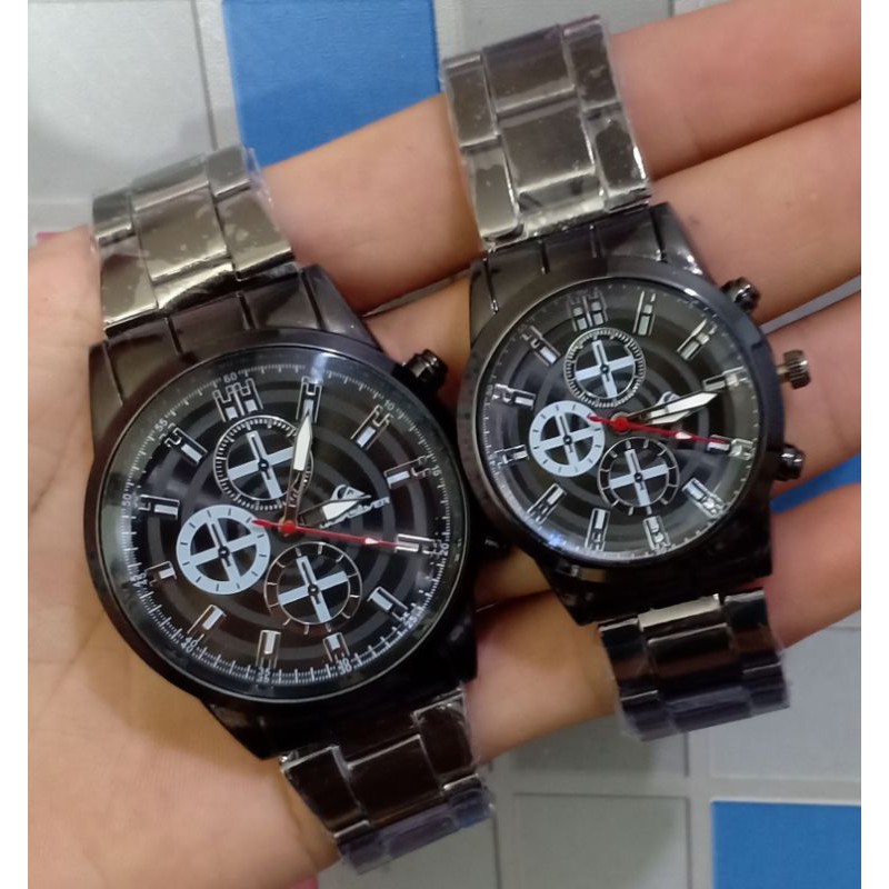 Jam Tangan Couple/Pria/Wanita Fashion Korea QS-17 (Harga Satuan) Stainliss