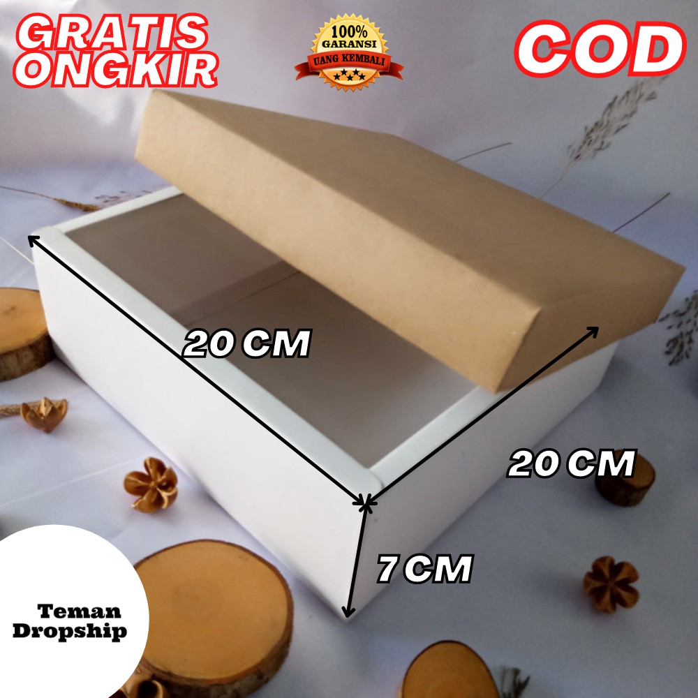 

KARDUS HAMPERS KOTAK KADO GIFT BOX KADO KOTAK HAMPERS SIZE 20 X 20 X 7 CM - MIX