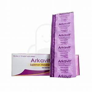 ARKAVIT SUPLEMEN KESEHATAN PER STRIP ( Isi 10 )