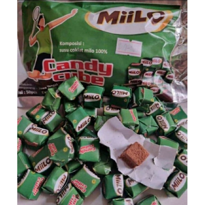 MIILO CUBE ISI 50 CANDY CUBE MILO CUBE PERMEN MILO LOKAL CEMILAN VIRAL TASIKMALAYA