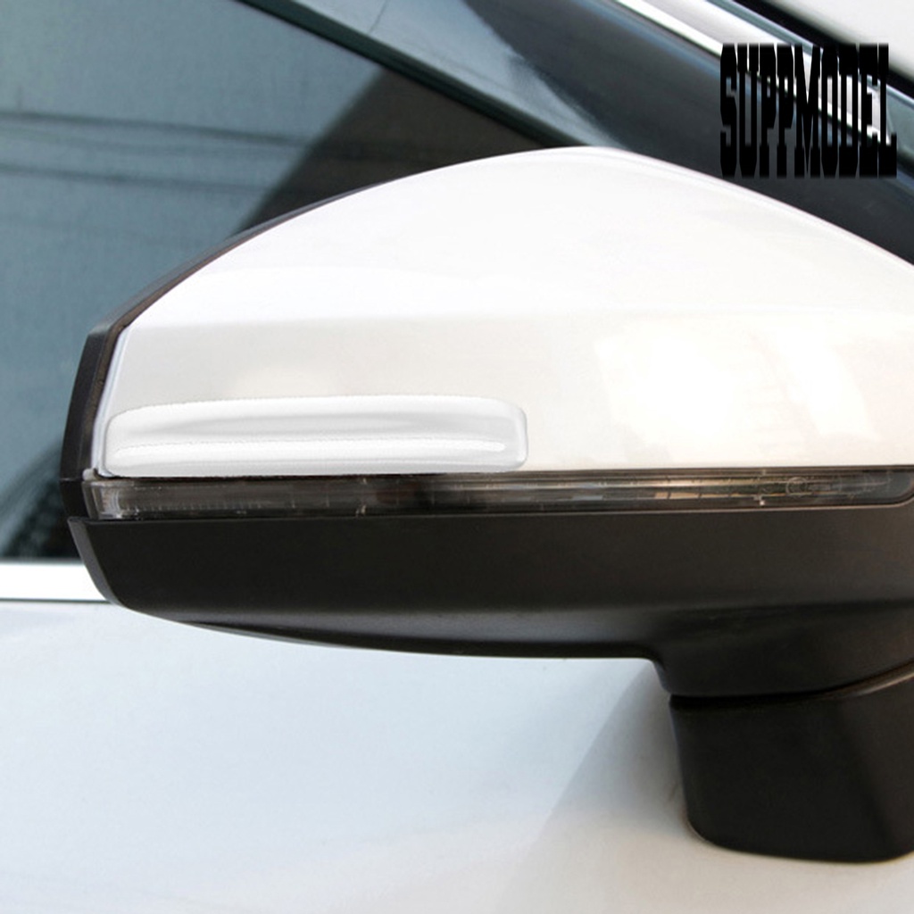 4pcs / Set Stiker Strip Pelindung Kaca Spion Mobil Universal Anti Tabrakan / Gores