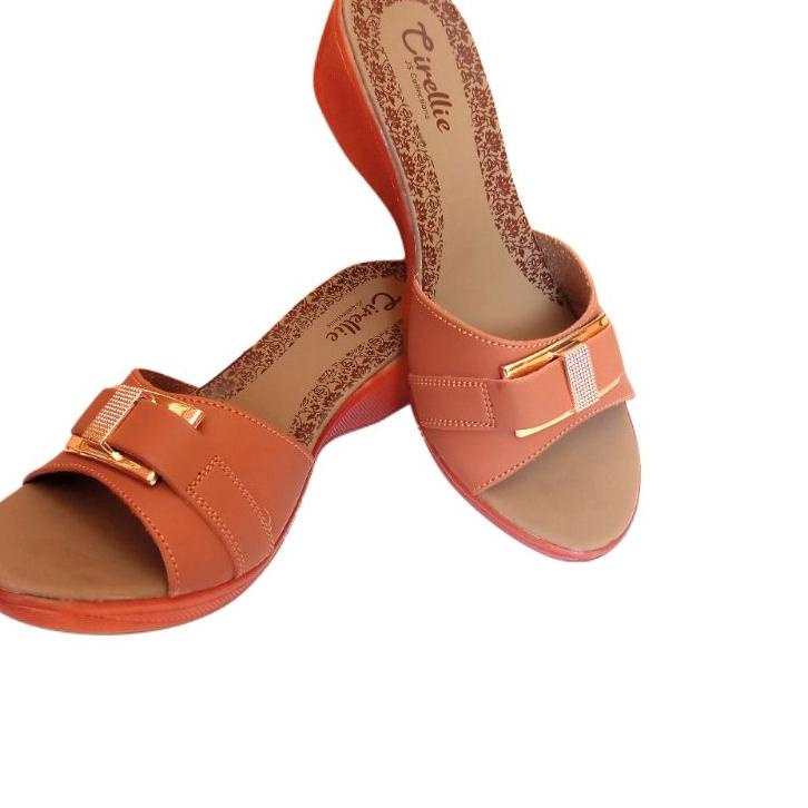 Siap Kirim.. Sandal Sendal Ibu Ibu Kekinian Sandal kulit wanita Sandal Pesta Sandal Kondangan