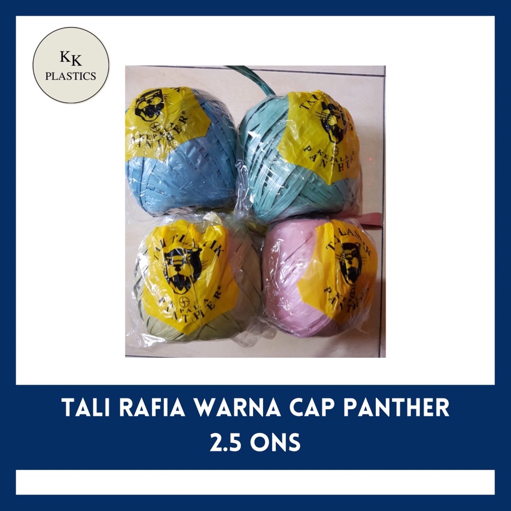 

TALI RAFIA WARNA-WARNI | TALI WARNA | TALI RAPIA ROLL | 2.5 Ons