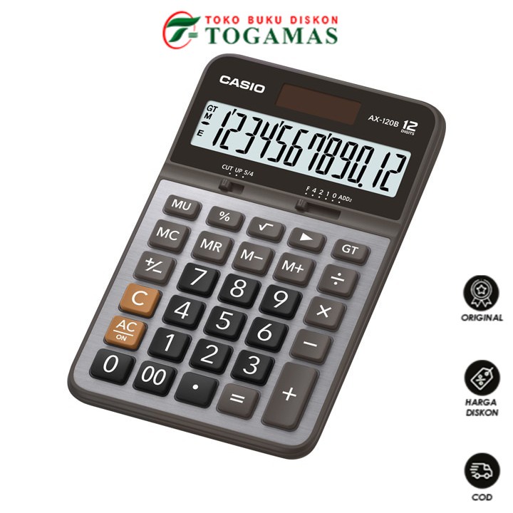 

READY !! KALKULATOR CALCULATOR AX-120B CASIO