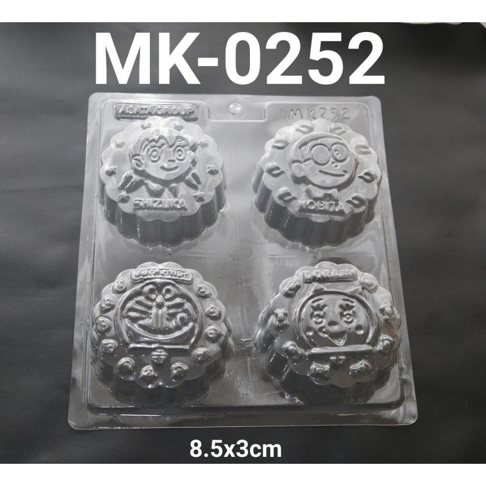 

MK-0252 CETAKAN MIKA MOONCAKE PIA BULAT DORAEMON NOBITA DOREMI SHIZUKA BEST SELLER