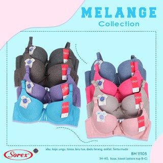 Sorex Melange Collections Bra Berkawat Kait 3 Busa Sedang