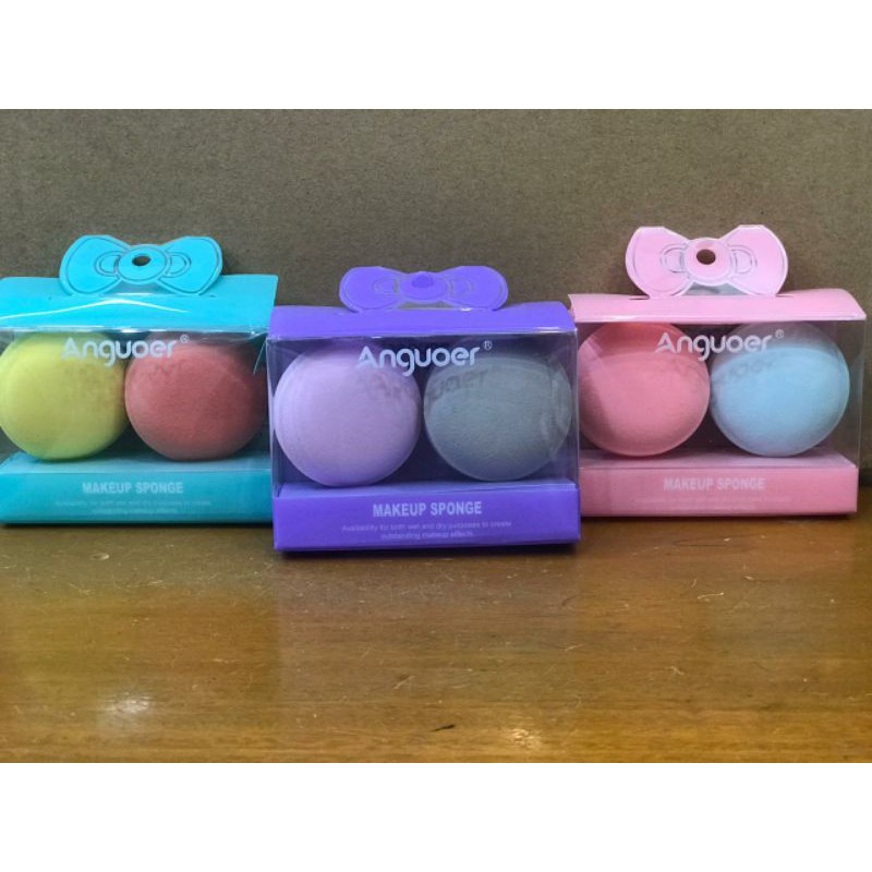 SPONS BEAUTY BLENDER GUCI MACAROON DENGAN BOX / SPONGE MAKEUP BEAUTY BLENDER