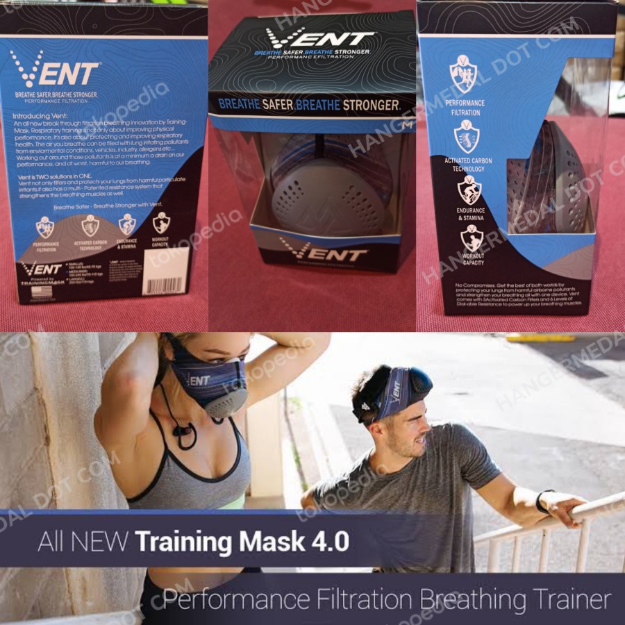 VENT TRAINING MASK 4.0 ORIGINAL USA High Altitude elevation training