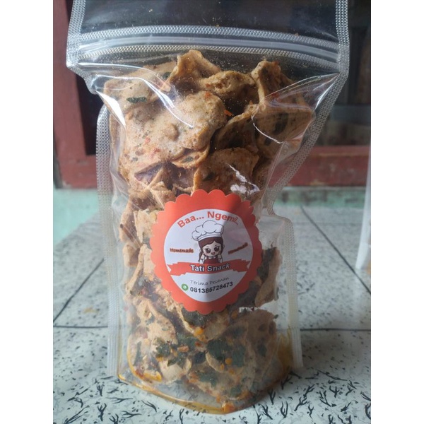 

basreng Daun jeruk pedas original 135g