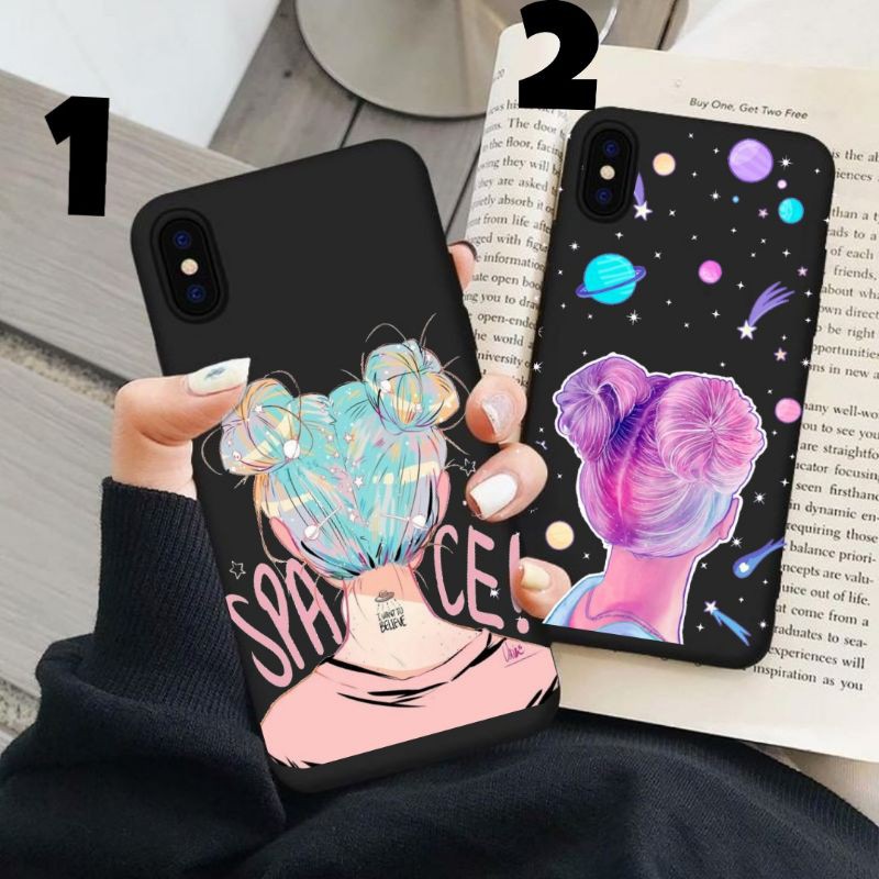 Casing NASA SPACE untuk Oppo A12 A5S REALME C2 A53 A31 2020 A71 F11 PRO F9 PRO A3S K3 EENO 2F