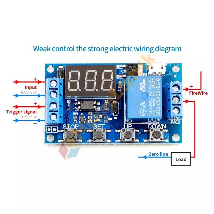 Modul Saklar Switch Timer Multifungsi Otomatis Pembalik Telur