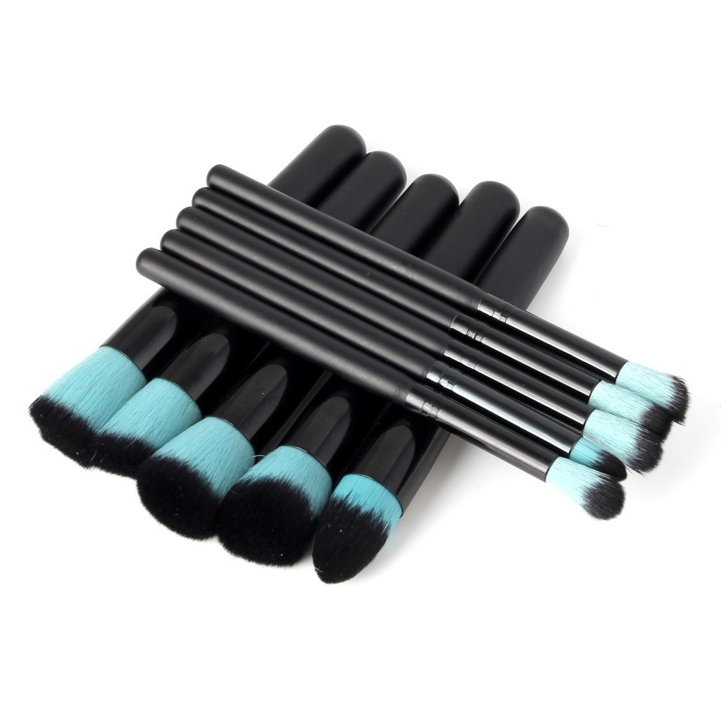 10 Set Brush Makeup BRUSH SET KUAS KOSMETIK KABUKI BRUSH MAKEUP