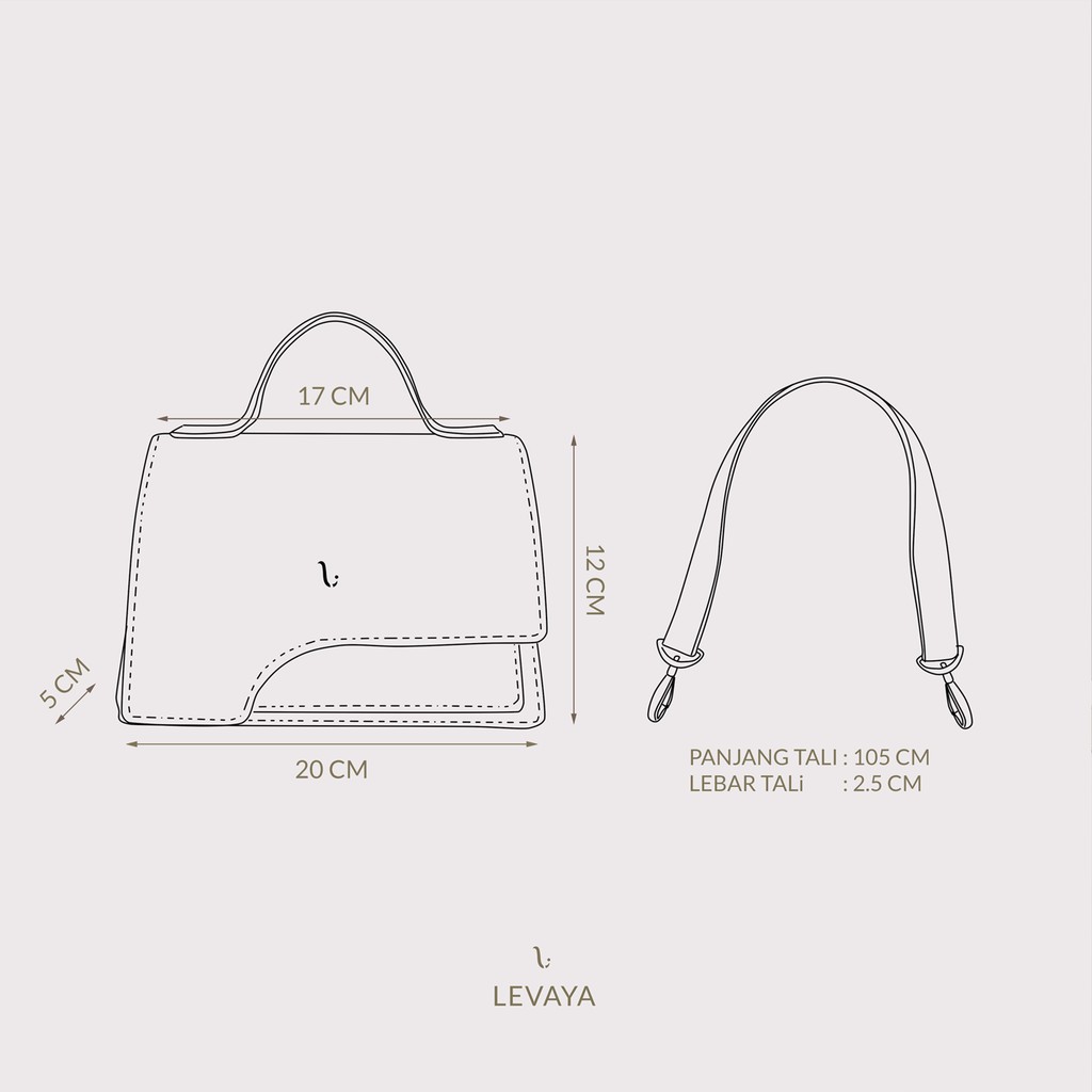 LEVAYA Livia Bag - Thyme - Tas Wanita