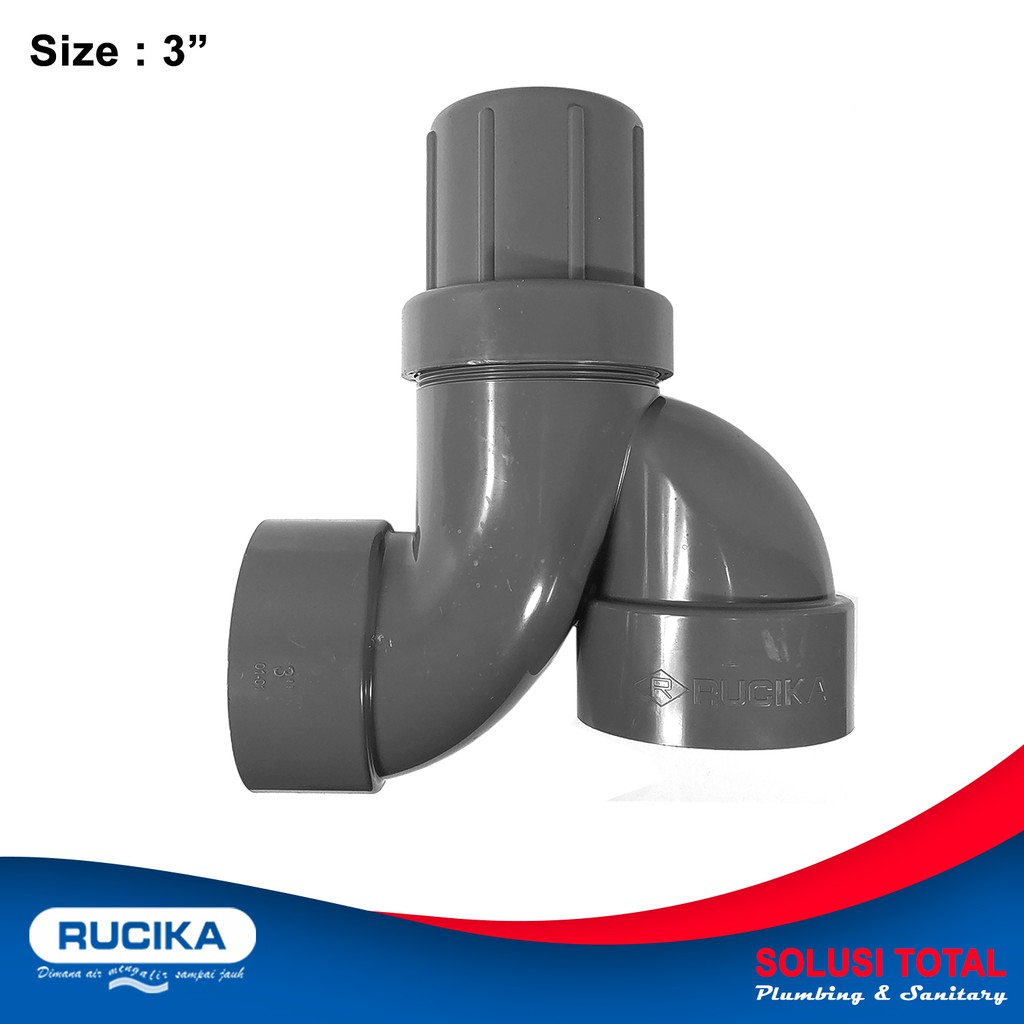 P-Trap D 3 " RUCIKA / P Trap D 3 Inch PVC Rucika