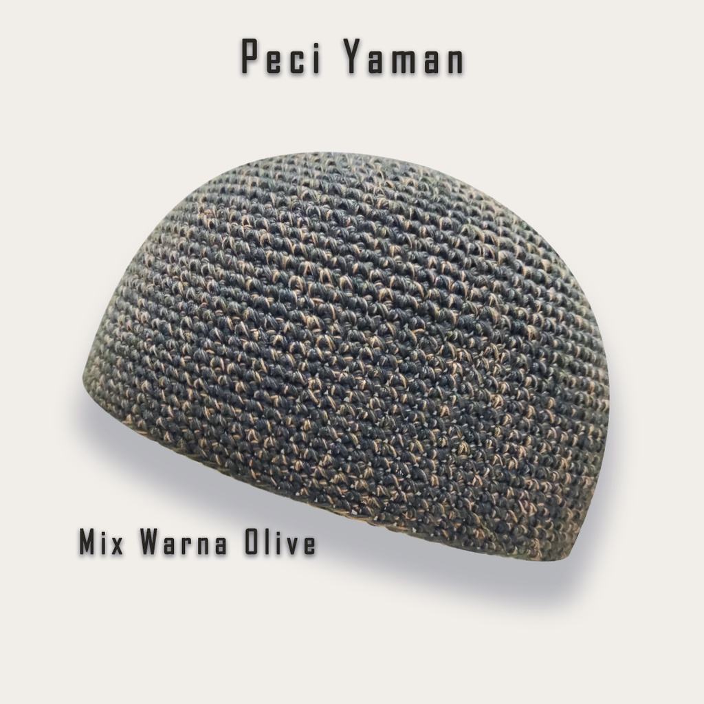 Peci Rajut Yaman Dewasa Kopiah Songkok Haji Peci Yaman Original Mix Warna Songkok Kopiah