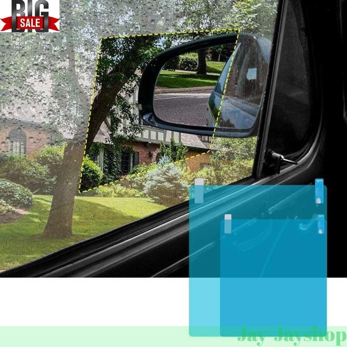 Sticker Anti Fog Spion Mobil Waterproof Film 20x16cm 2PCS PROMO