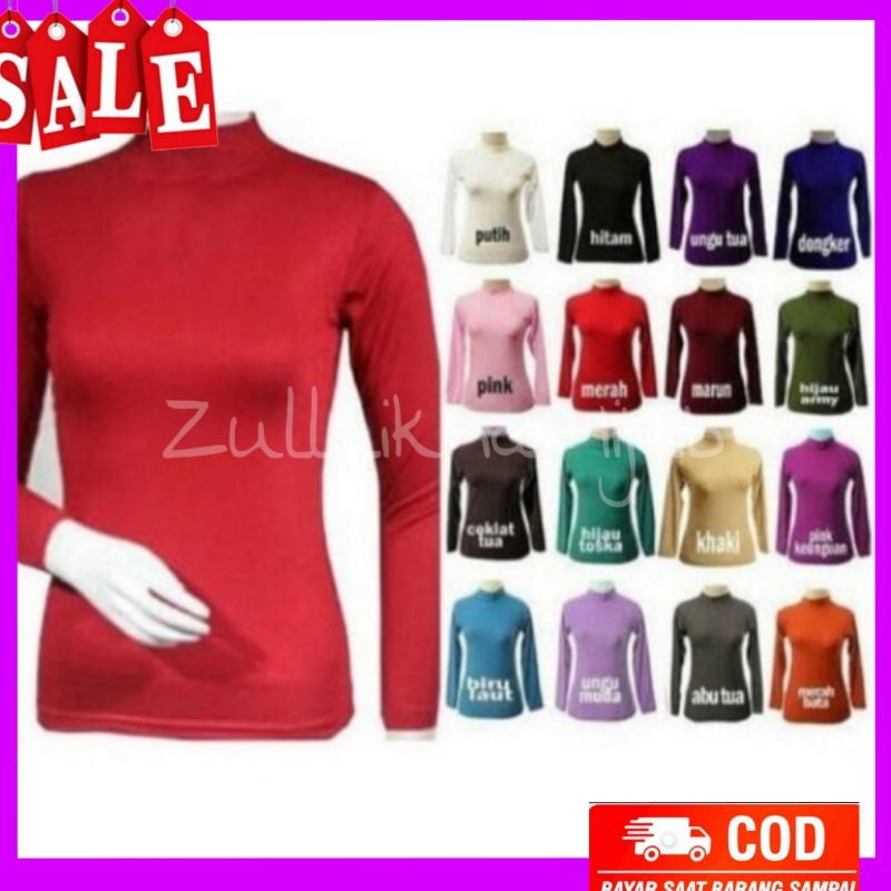 Dalaman Iner Manset Baju Wanita  Kaos Rayon Atasan Muslimah Jambi Kekinian 2021