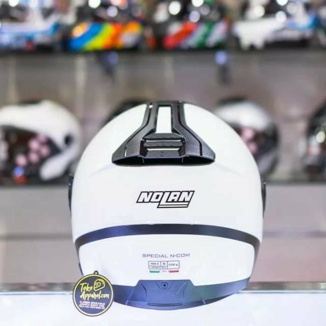 HELM HALF FACE NOLAN N40-5 SPECIAL WHITE HELM TOURING NOLAN