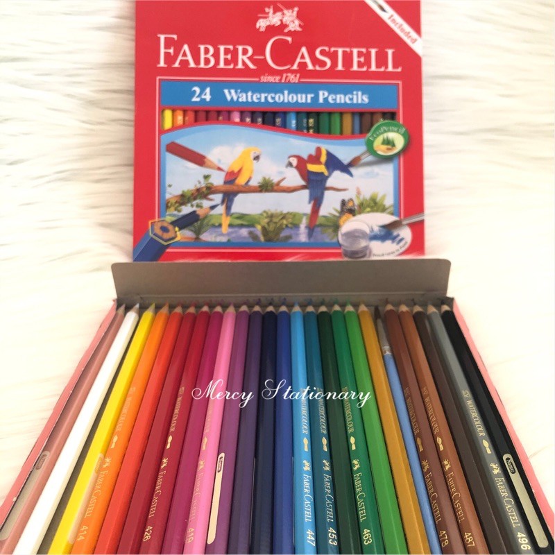 Pensil Warna Watercolour 24 Warna Faber Castell Classic Colour Pencils Water Colour Shopee Indonesia