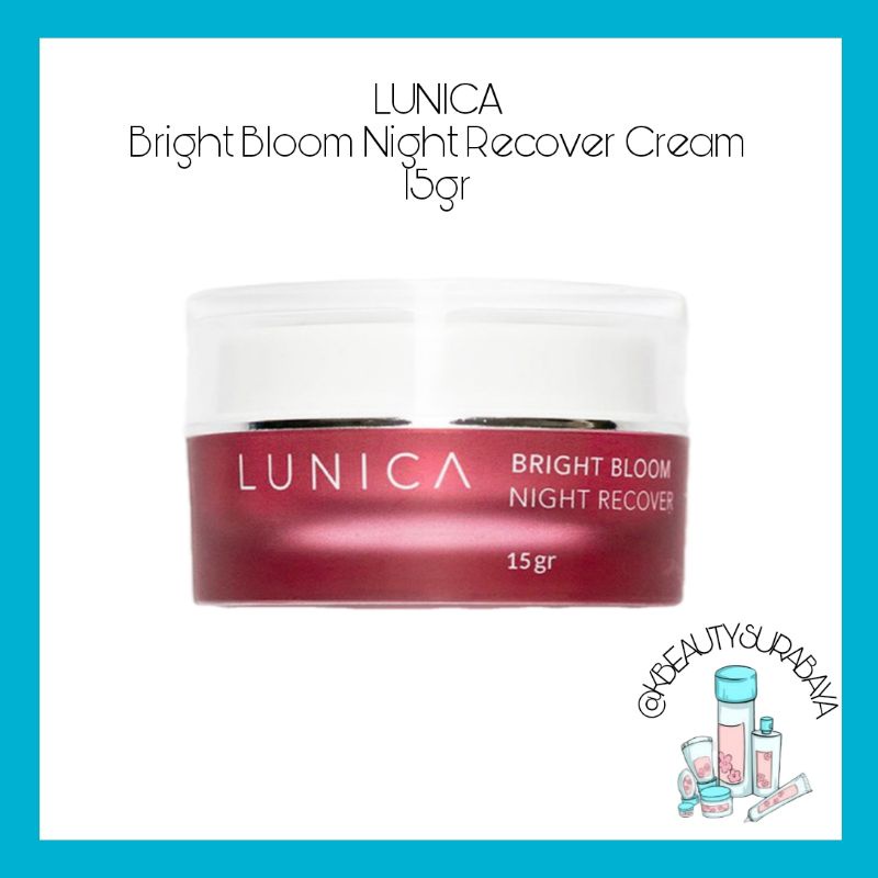 (BPOM) LUNICA Bright Bloom Night Recover Cream 15gr