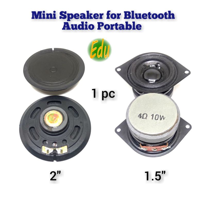 Mini Speaker 1.5 - 2 Inchi Untuk DIY Bluetooth Amplifier Audio Player Portabel