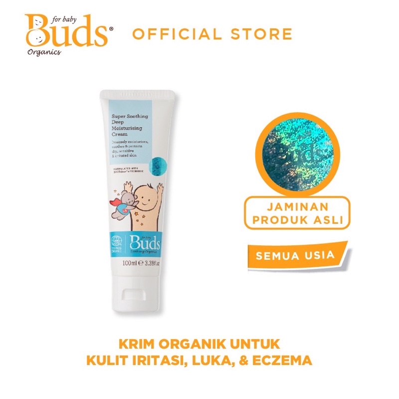 Buds Organics Super Soothing Deep Moisturising Cream 100ml