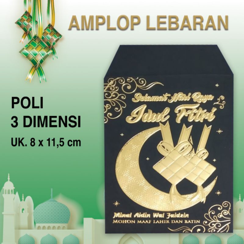 

Amplop lebaran Eksklusif 3D /Angpao unik（isi 10perpack）