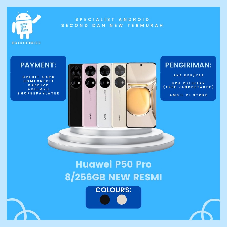 HUAWEI P50 PRO 8/256GB NEW RESMI