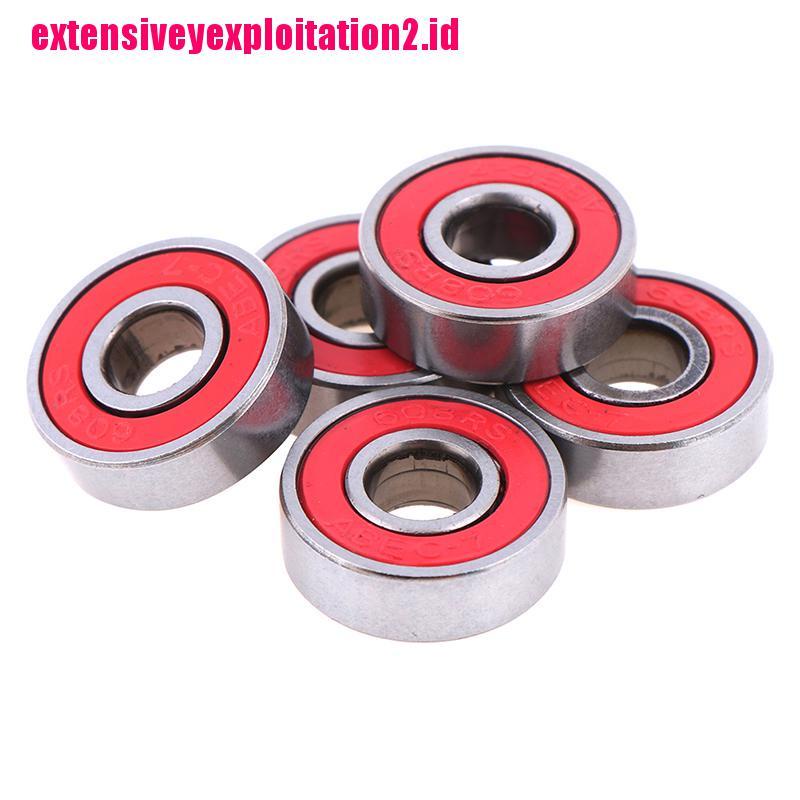 &lt; E2id &amp; &gt; 5Pcs Bola Bearing Skateboard Abec-7 608RS 8x22 X 7mm