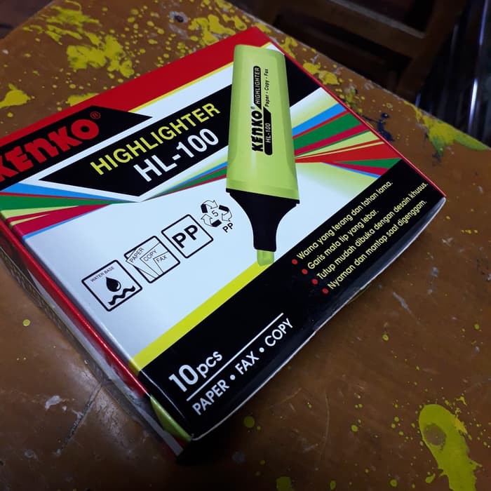 Stabilo Warna Warni - Highlighter - Stabilo Pulpen Stabilo Kenko. Produk Terbaik