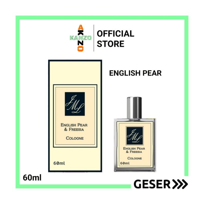 Kanzo - [BPOM] Parfum Joe English Pearsia 50ml Premium / Parfum English Pear 50ml Best Seller / Parfum Pria Wangi Tahan Lama
