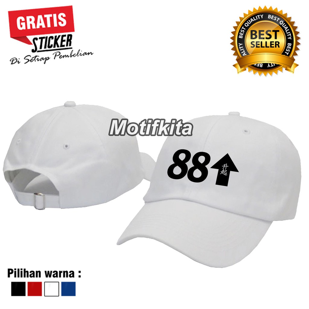 Topi Baseball 88 RISING RICH BRIAN Keren Pria Dan Wanita Distro DIAMOND STORE