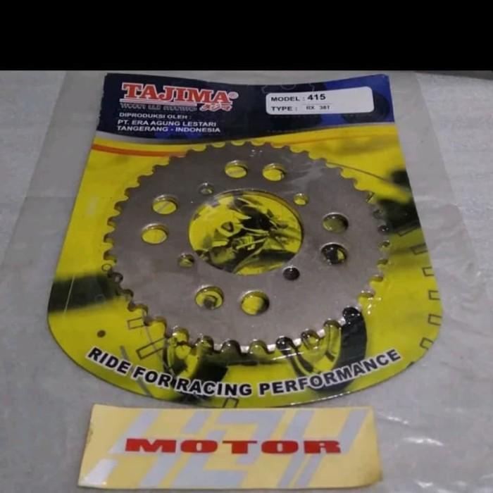 Gear belakang gir belakang Tajima Yamaha RX king RX 100 38T RX 100 415