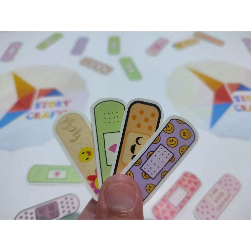

Sticker Aestetic/Tumblr Animasi Bandaid Kawai Hansaplas