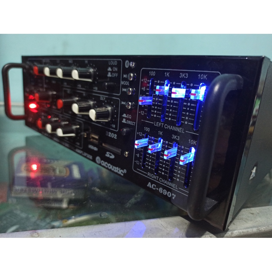 POWER AMPLIFIER PROFESIONAL KARAOKE ACOUSTIC 3202 (mp3,usb,BLUETOOTH)