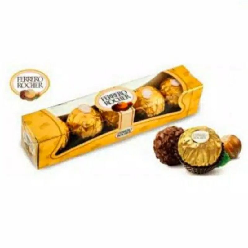 

Chocolate Ferrero Rocher T5 isi 5pc T3 isi 3pc Coklat Cokelat Ferrero 37gr