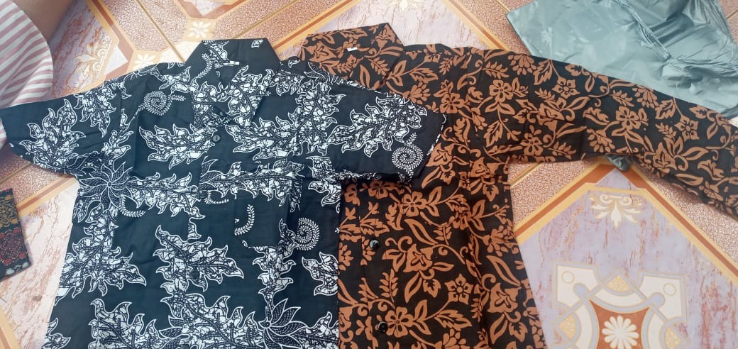Kemeja Batik Anak/baju Batik Anak Pria/kemeja Pendek Anak