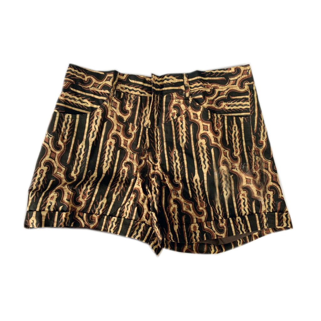 Celana pendek wanita hotpants batik motif premium tradisional 5