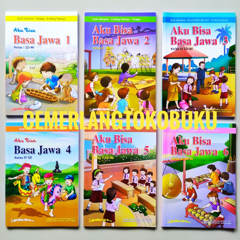 Jual BUKU BAHASA JAWA SD - AKU BISA BASA JAWA SD KELAS 1 2 3 4 5 6