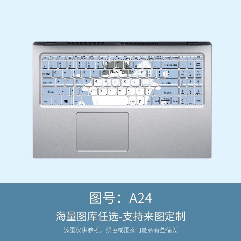 Film Pelindung Keyboard Motif Kartun Bunga Untuk Aspire 3 A315 Aspire 5 A515 A315-42 A315-55 A315-23 A315-34 A315-57P 350g