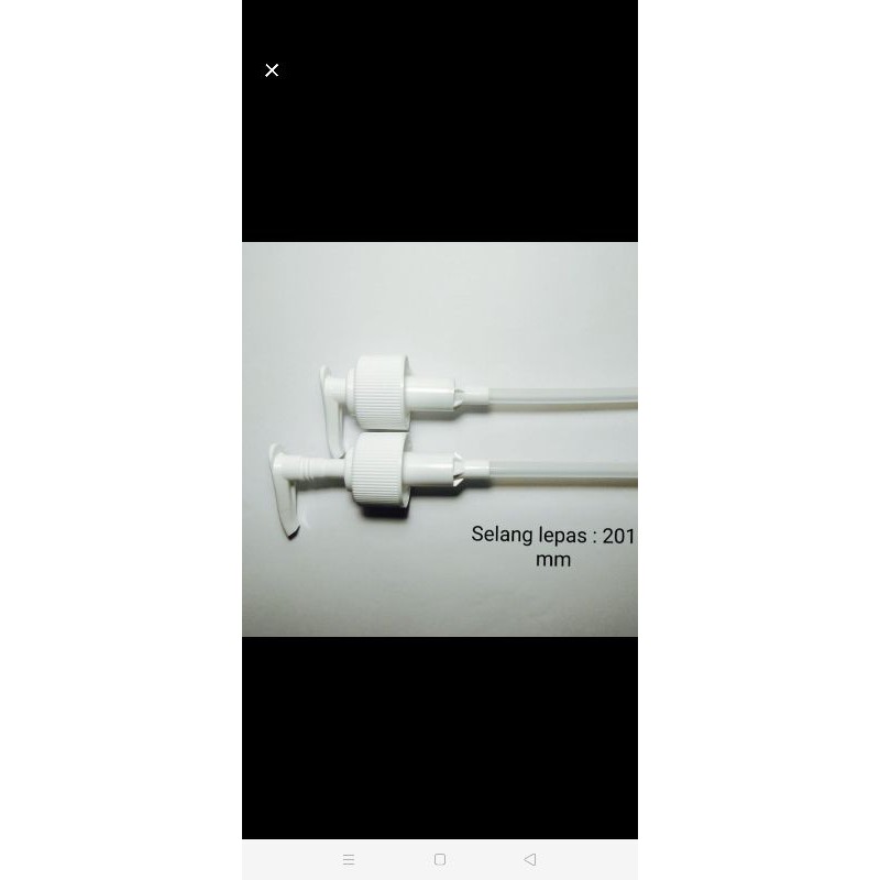 Lotion Pump Natural Neck 24/410 TANPA BOTOL Handsanitizer/Bodyshop