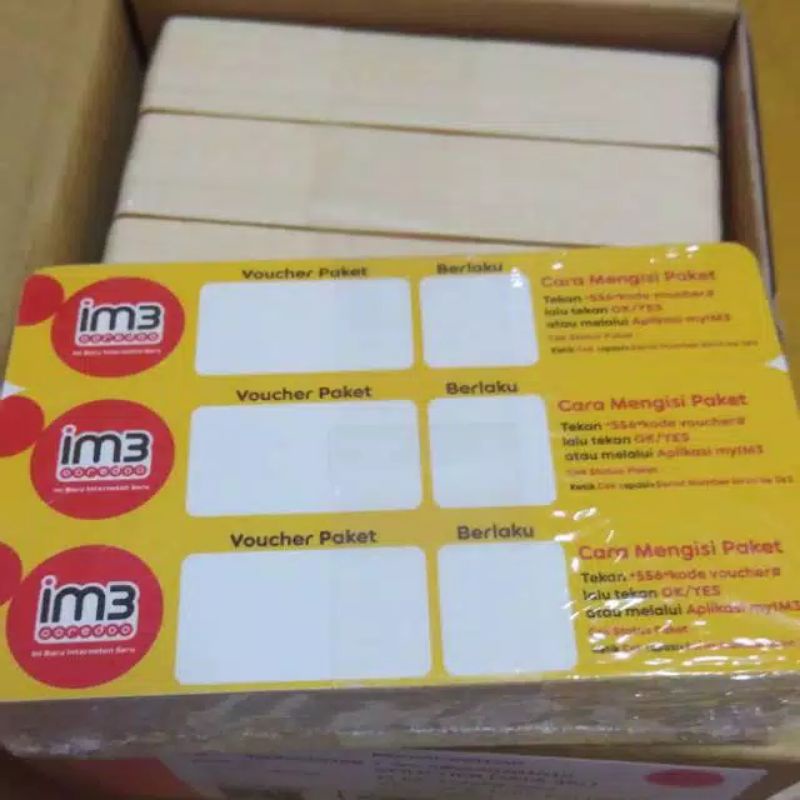 VOUCHER KOSONG IM3
