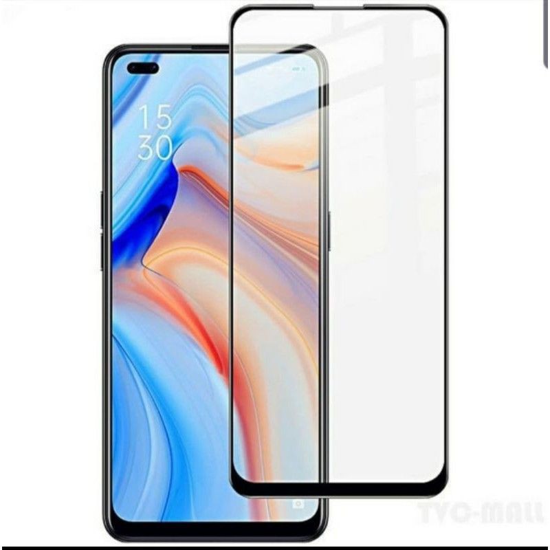 Oppo Reno 4 / 4F / 5 / 5F Temper Glass Anti Gores Kaca Full Glue Screen Guard Protector Clear Reno4