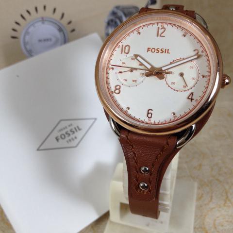 Fossil ES4048 Brown Rosegold Lady 34mm