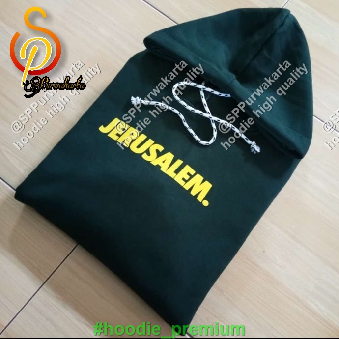 Hoodie Sweater Premium JERUSALEM / Sweater Distro / Sweater Wadezig / Jaket Sweater / Sweater Simpel