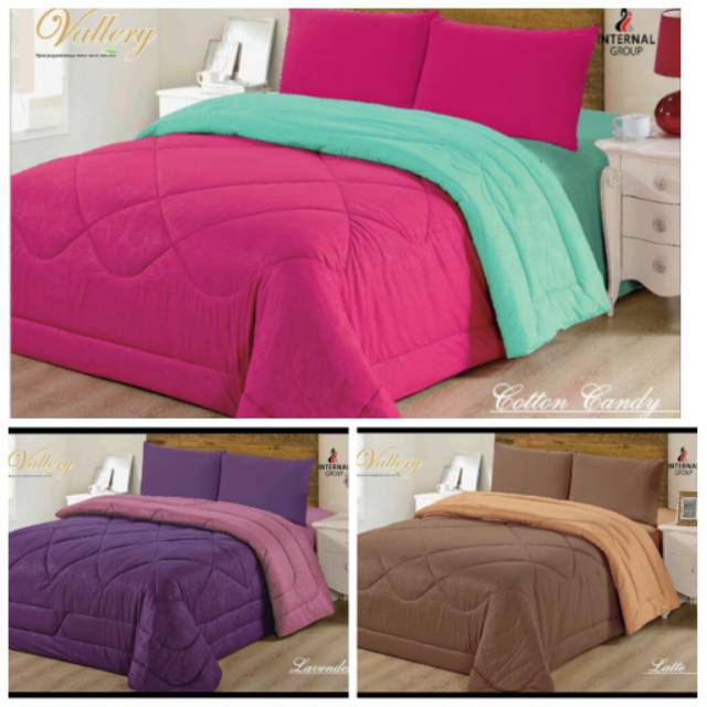 SPREI VALLERY QUINCY Queen size uk 160x200 T30 Tinggi 30 cm Sprei Katun Jepang Polos King Koil Sutra Jaquard Hotel MURAH grey white red maroon brown blue pink purple navy green