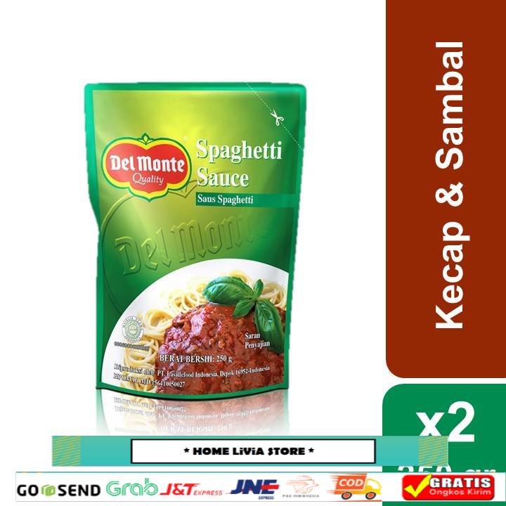 

Delmonte Saus Spaghetti Pouch 2 x 250 gr