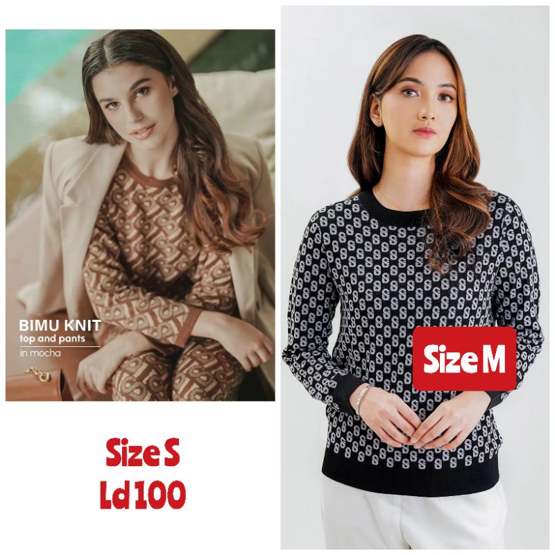 Benang Jarum - Bimu Knit Top Benangjarum || Signature Sweathirt by Benangjarum